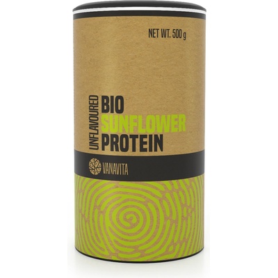 GymBeam VanaVita БИО Слънчогледов протеин 500 g неовкусено
