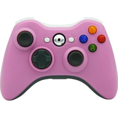 PSko bezdrátový ovladač pro Xbox 360 růžový 6847