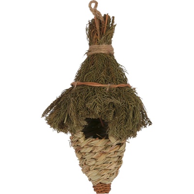 Kerbl Висящо птиче гнездо от трева, 27 cm x Ø 12 cm