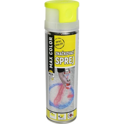 Sprej značkovací Max Color žlutá svítivá 500ml
