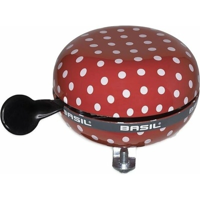 Basil Polkadot Big Bell červená biele bodky
