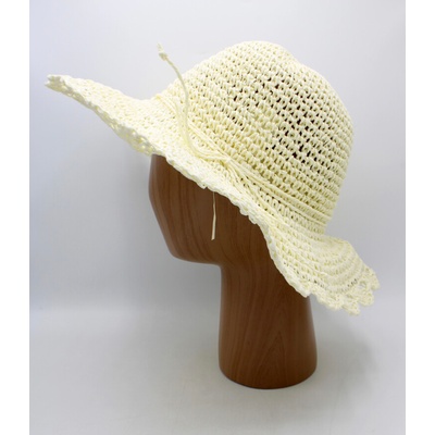 Fiebig Headwear since 1903 Dámský letní klobouk smetanový