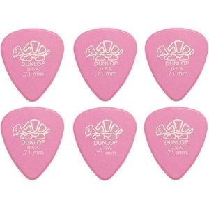 Dunlop 41R 0.71 Delrin 500 SET Перце за китара (41R71-6PACK-SET)