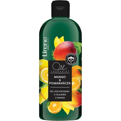 Lirene Oil Therapist Mango & Orange sprchový gel s mangovým olejem 400 ml