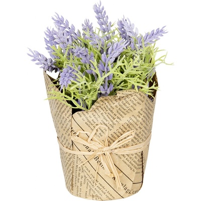 Dekorace květníček levandule - 16 cm - Clayre & Eef