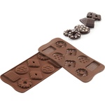Silikomart Форма за шоколадови бонбони Scg25 Choco Biscuit силиконова (22.125.77.0065)