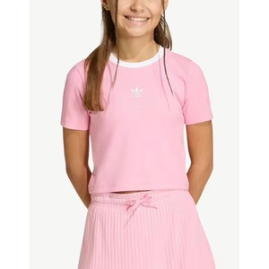 Adidas Originals Girls Tight Mini Rib Short Tее Pink