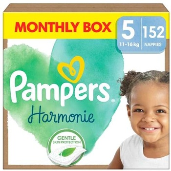 Image 1 of Pampers Harmonie месечен пакет пелени 11-16 кг Junior 5 (152 бр. ) (81754108)