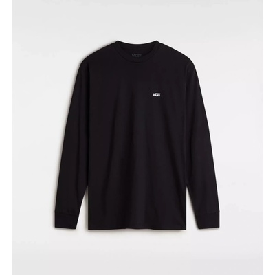 Vans triko Left Chest Hit LS black/white 2024/25