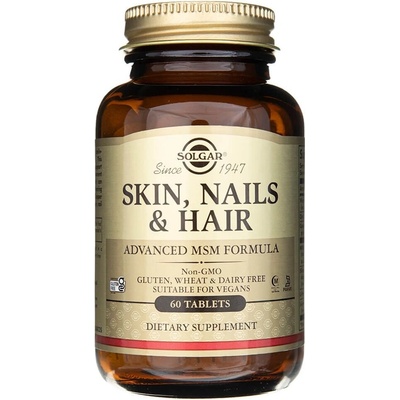 Solgar Skin Nails and Hair Formula pre krásne vlasy pleť a nechty 60 tabliet