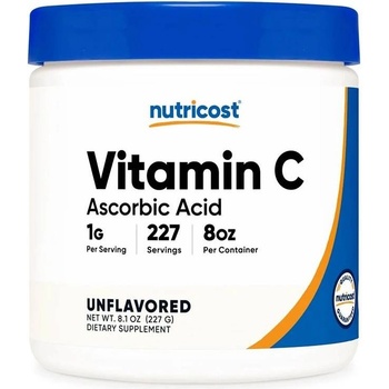 Nutricost Vitamin C Ascorbic Acid, 227 g, Nutricost (57184 (011103) NC)