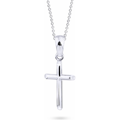 Cutie Jewellery Prívesok krížik z bieleho zlata Z8048B
