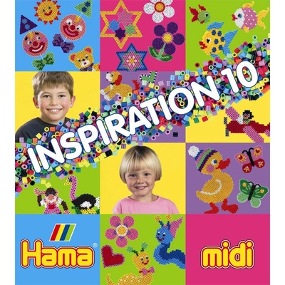 HAMA HAMA H399-10 Hama zažehlovací korálky Inspirativní knížka 10 - MIDI