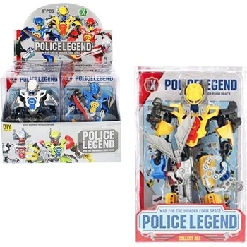 Wiky Autorobot polícia 17 cm 2 druhy W110744