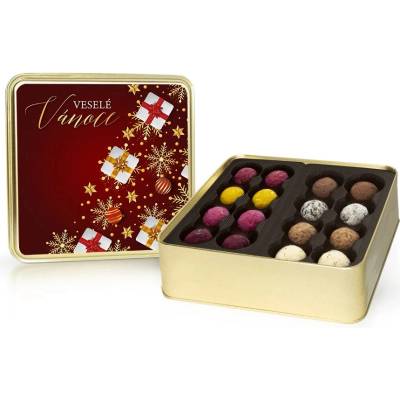 Selllot Veselé Vánoce Výběr čokoládových truffles mix 400 g