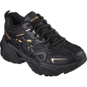 Skechers Дамски маратонки Skechers Womens Staminav2 Casual Low-Top Trainers - Black/Black