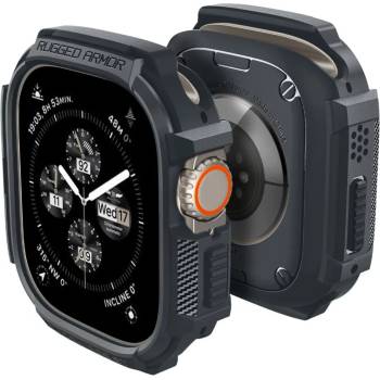 Spigen Rugged Armor, dark gray - Apple Watch Ultra 2/1 49mm (ACS07385)