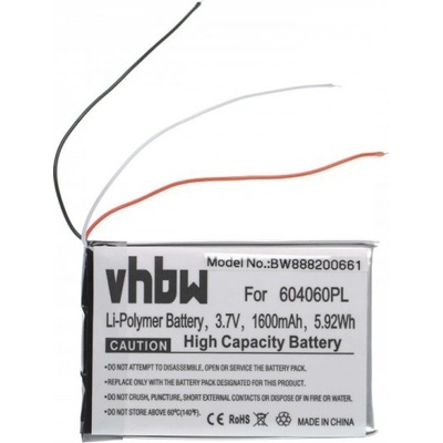 VHBW Batéria pre Becker Ready 70 / Professional 70 / Transit 70, 1600 mAh - neoriginálne