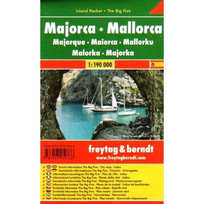 Automapa Mallorka kapesní lamino
