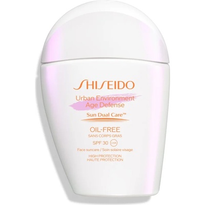 Shiseido Sun Care Urban Environment Age Defense матиращ слънцезащитен крем за лице SPF 30 30ml