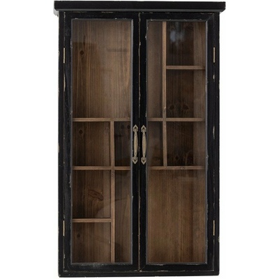Bloomingville Hazem 50x80x14 cm Čierna z jedlového dreva