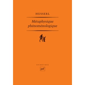 Métaphysique phénoménologique | Husserl (2025)