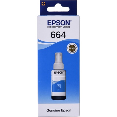 Atrament Epson 664 Cyan - originálny
