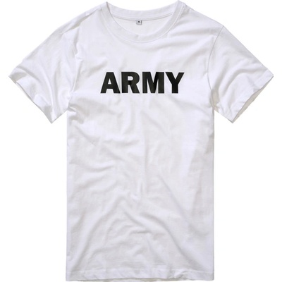 Brandit tričko Army biele