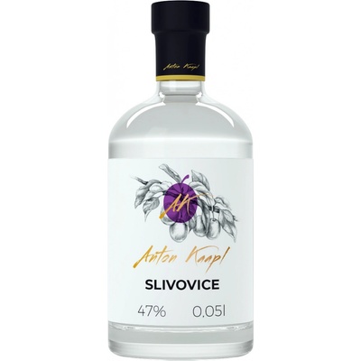 Anton Kaapl slivovice 47% 0,05 l (čistá fľaša)