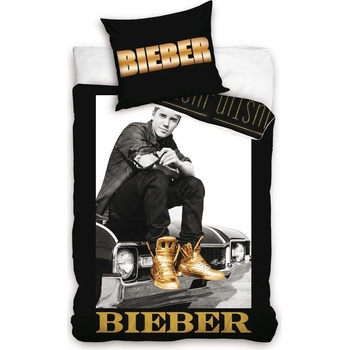 Tiptrade bavlna obliečky Justin Bieber 140x200 70x90