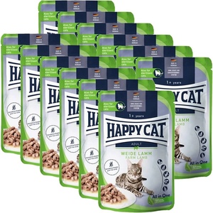 Happy Cat Капсула Happy Cat Culinary Weide Lamm / агнешко 12 x 85 г