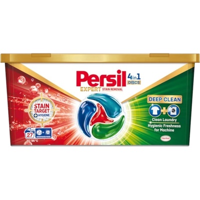 Persil капусли за пране, 4in1 Discs, 27 броя, Против петна, Цветно пране