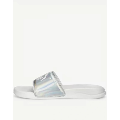 PUMA Popcat 20 Irridescent Slides White