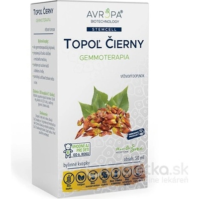 AVROPA Topoľ Čierny bylinné kvapky 50 ml