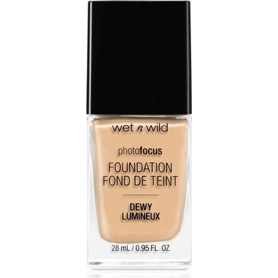 Wet n Wild Photo Focus Dewy vysoce krycí rozjasňující make-up Soft Beige 28 ml