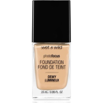 Wet n Wild Photo Focus Dewy vysoce krycí rozjasňující make-up Soft Beige 28 ml