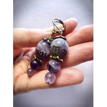 Katyba náušnice Ametyst 0050