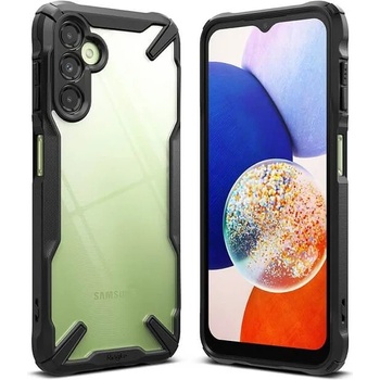 Ringke Противоударен Хибриден Калъф за SAMSUNG A14, RINGKE Fusion X Case, Черен (8809919303576)