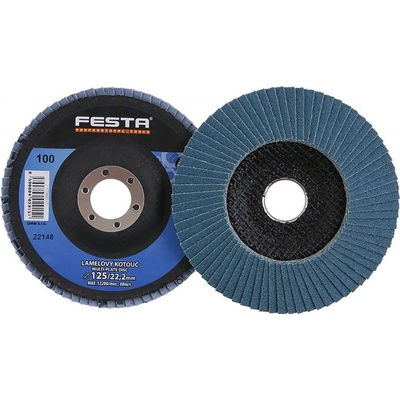 Festa Kotouč lamelový 125 mm P100 22148