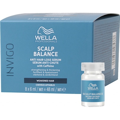 Wella Professionals Invigo Scalp Balance vlasové sérum proti vypadávání vlasů 8x6 ml