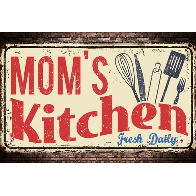 DIMEX ART Флизелинов фототапет табела - кухнята на мама 375 x 250 см