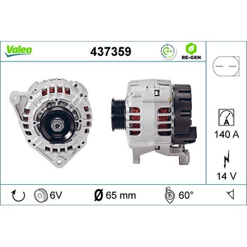 Alternátor VALEO 437359
