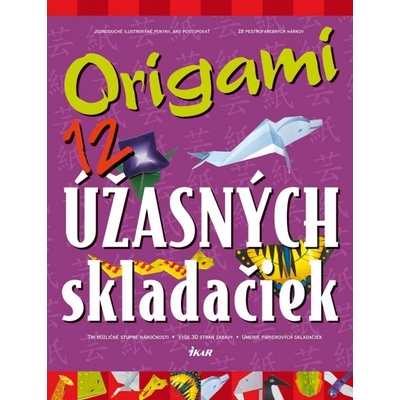 Kniha 12 úžasných origami zvierat