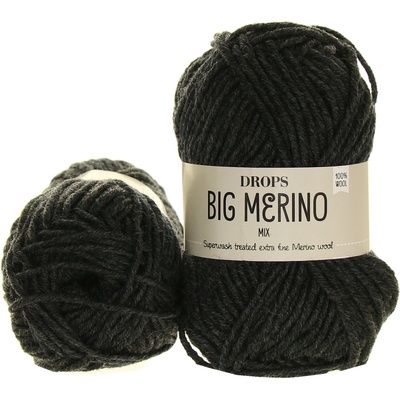 Drops Big Merino 03 antracit