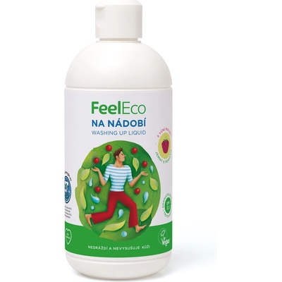 Feel Eco prostředek na nádobí s vůní maliny 500 ml