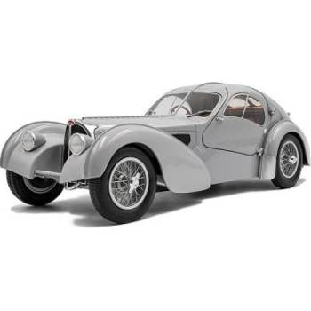 Image 1 of Solido 1: 18 bugatti type 57 sc atlantic 1937 МАТ СРЕБЪРЕН