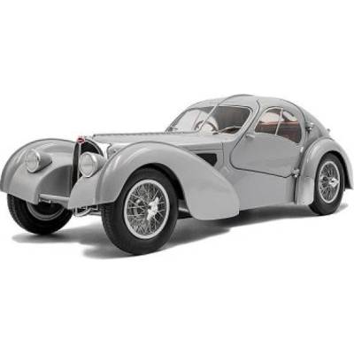 Solido 1: 18 bugatti type 57 sc atlantic 1937 МАТ СРЕБЪРЕН