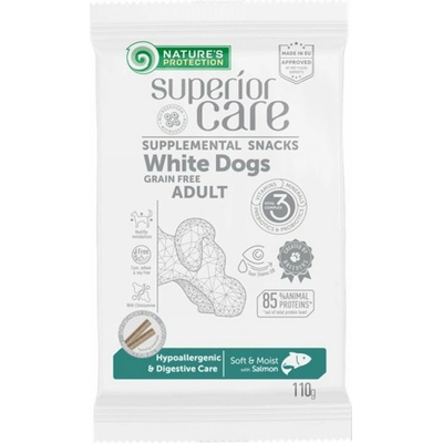 Natures Protection Superior Care white dog Hypoallergenic & Digestive Care Grain free Salmon 110 g