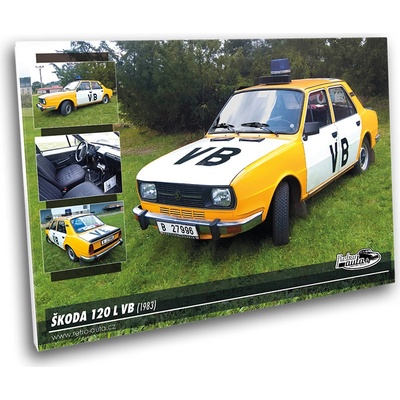 Obraz č. 03 - ŠKODA 120 VB (1983) 100x70 cm