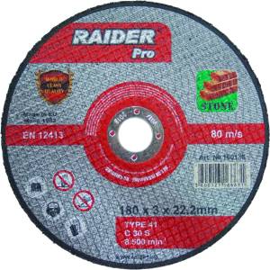 Raider Диск за неметал 180х3х22.2mm RDP (0160136)